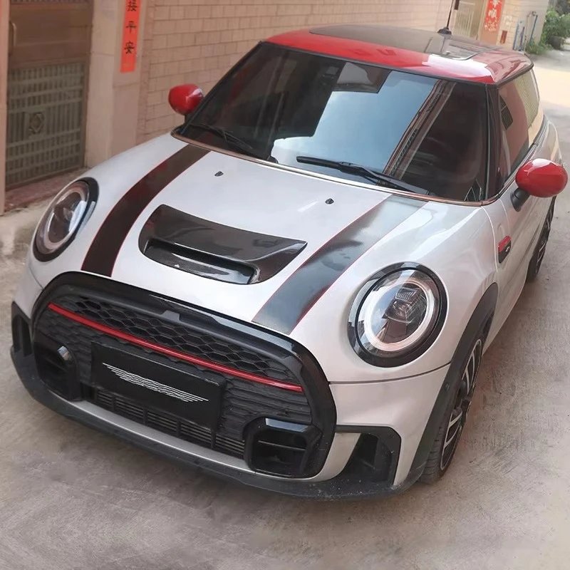 For MINI JCW  S F54 F55 F56 F57 Carbon Fiber Hood Scoops Cooling Vent Car Replace Accessories Body Parts